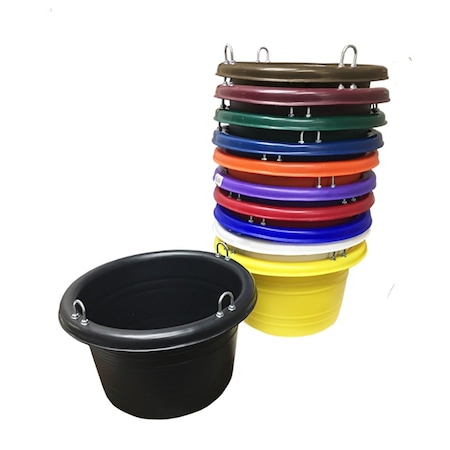 Horsemens Pride Mini Feed Tub 18 Qt. BLACK 1157-BK-18QT